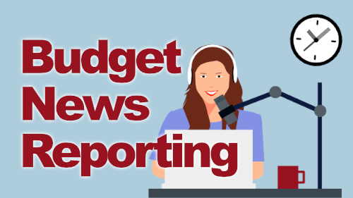 budget news reporting