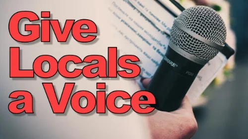 Vox pops give locals a voice on your radio station